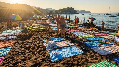 brisače na plaži