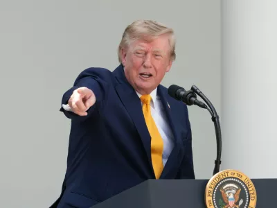 President Donald Trump speaks during a back to school event in the Rose Garden of the White House, Monday, Aug. 24, 2026, in Washington. (AP Photo/Alex Brandon)