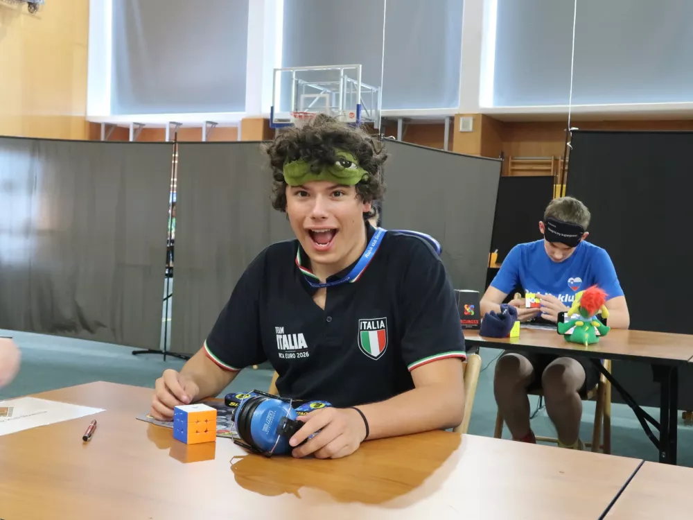 Državno prvenstvo v re&scaron;evanju Rubikove kocke, Dobrova 2026, Rubik klub Slovenija / Foto: Nata&scaron;a Bucik Ozebek