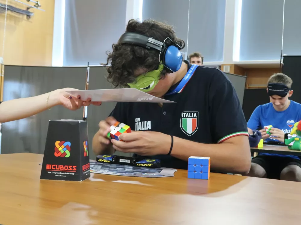 Državno prvenstvo v re&scaron;evanju Rubikove kocke, Dobrova 2026, Rubik klub Slovenija / Foto: Nata&scaron;a Bucik Ozebek