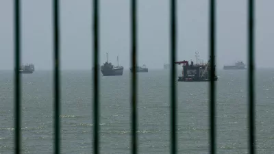 Vessels in the Strait of Hormuz are visible near the beach of Bandar Abbas, Iran, August 26, 2026. Majid Asgaripour/WANA (West Asia News Agency) via REUTERS ATTENTION EDITORS - THIS PICTURE WAS PROVIDED BY A THIRD PARTY. ISRAEL OUT. NO COMMERCIAL OR EDITORIAL SALES IN ISRAEL. NO ACCESS FOR ISRAELI MEDIA. NO USE BBC PERSIAN. NO USE VOA PERSIAN. NO USE MANOTO. NO USE IRAN INTERNATIONAL. NO USE RADIO FARDA. DIGITAL: NO USE BBC PERSIAN. NO USE VOA PERSIAN. NO USE MANOTO. NO USE IRAN INTERNATIONAL. NO USE RADIO FARDA. REFILE - QUALITY REPEAT.   TPX IMAGES OF THE DAY