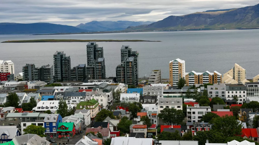 FILE PHOTO: Overview of the town form Hallgrimskirkja church ahead of a referendum on whether Iceland should resume accession negotiations with the European Union, in Reykjavik, Iceland, August 12, 2026. REUTERS/Denis Balibouse/File Photo