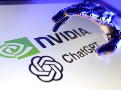 FILE PHOTO: Nvidia and ChatGPT logos are seen in this illustration taken, September 22, 2025. REUTERS/Dado Ruvic/Illustration/File Photo