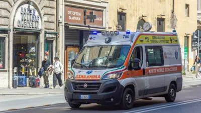 Reševalno vozilo v Italiji