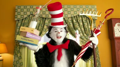 Mike Myers Characters: The Cat Film: The Cat In The Hat (2003) 21 November 2003  Date: 21 November 2003,Image: 473649251, License: Rights-managed, Restrictions: Please use full Credit line: Mary Evans/AF Archive/Dreamworks. **Warning** This Photograph is for editorial use only and is the copyright of Dreamworks and/or the Photographer assigned by the Film or Production Company & can only be reproduced by publi, Model Release: no 