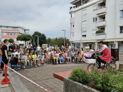 Vsako leto ob koncu poletja se Trzin prelevi v živahno sredi&scaron;če kulture in zabave. Foto: Občina Trzin