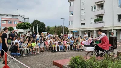 Vsako leto ob koncu poletja se Trzin prelevi v živahno sredi&scaron;če kulture in zabave. Foto: Občina Trzin