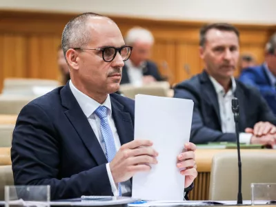 Ljubljana, DZ.Predstavitev kandidata za ministra za zdravje Tadeja Ostrca pred pristojnim odborom DZ. 
