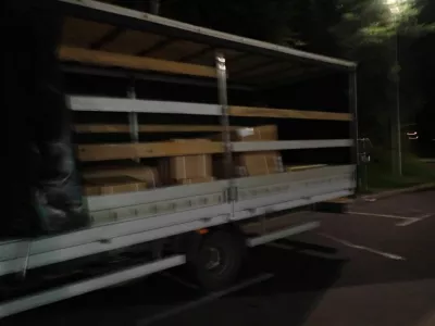 Tovornjakarja iz Romunije so kaznovali zaradi več kr&scaron;itev. 