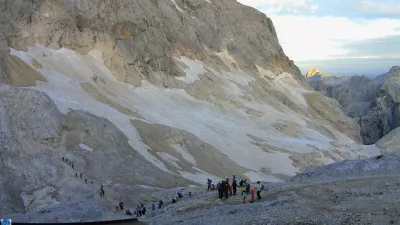 Mojstrana.Triglavski ledenik, 30. avgusta 2014. / Foto: Kamera Triglavski Ledenik, Http:/sta