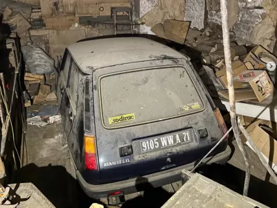 Avto je bilo potrebno le malo očistiti. / Foto: Instagram/phares_jaunes_et_damiers