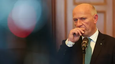 Berlin's Governing Mayor Kai Wegner attends a press conference about a cyberattack which hit the Berlin's Senate network, in Berlin, Germany, August 28, 2026. REUTERS/Maryam Majd
