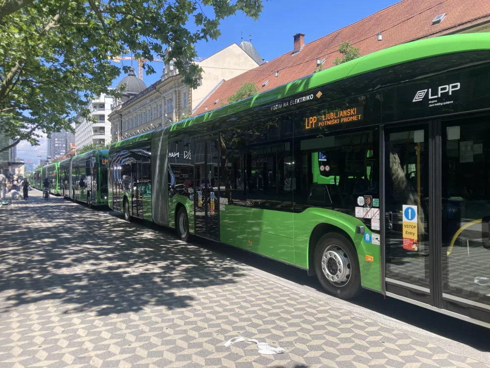 Novi električni avtobusi LPP / Foto: Gal Krizmanič