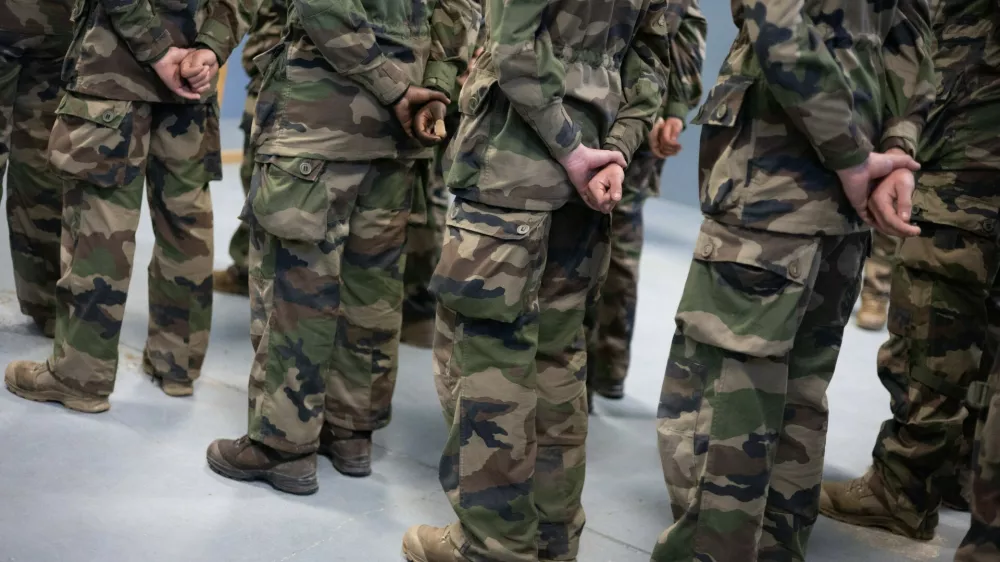 Aviators (Aviateurs, Air Force Students). Immersion day on the implementation of National Service within the Air and Space Force, at the CPOCAAE (Air Force Combatant Operational Preparation Centre) in at the BA115 Orange-Caritat Air Base in Orange, on December 5, 2025. The National Service (Service National) is compared to a voluntary military service.Immersion day on the implementation of National Service within the Air and Space Force - Orange, France - 05 Dec 2025,Image: 1056825987, License: Rights-managed, Restrictions:, Model Release: no 