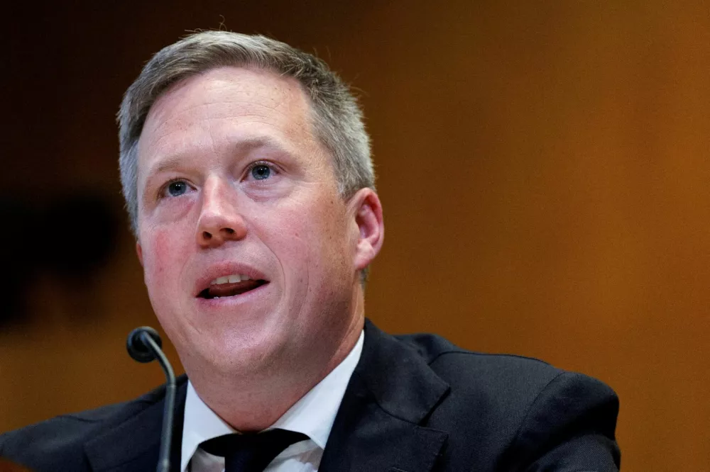 FILE PHOTO: U.S. Secretary of the Army Daniel Driscoll testifies during a U.S. Senate Appropriations Subcommittee on Defense hearing on Capitol Hill in Washington, U.S, May 19, 2026. REUTERS/Tom Brenner/File Photo