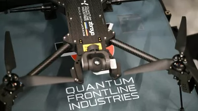 A drone at a Quantum Systems facility in Germany, August 25, 2026. REUTERS/Fariha Farooqui