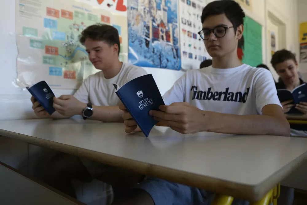 gimnazija Poljane- ustava1.9.2026 prvi &scaron;olski dan  začetek &scaron;olskega letaFoto: Luka Cjuha