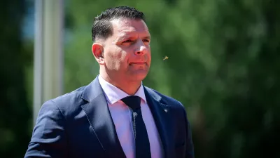 Bled.Prihodi gostov na Blejski strateski forum 2026.Predsednik DZ Zoran Stevanovic.