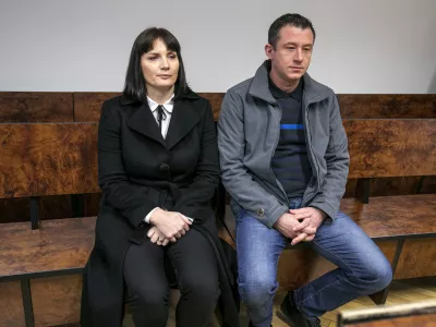 Hranilović Marko,Mavretič Lidija  - 08.01.2020 &ndash; predobravnavni narok - sojenje nekdanji Vinski kraljici in kandidatki SD za evropsko poslanko Lidiji Mavretič in njenemu soprogu Marku Hraniloviču ter soobtoženim zaradi tihotapljenja migrantov  //FOTO: Matjaž Ru&scaron;t