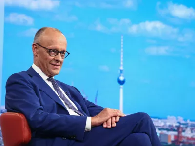 German Chancellor Friedrich Merz attends a "summer interview" with public broadcaster ARD in Berlin, Germany, August 30, 2026. REUTERS/Liesa Johannssen