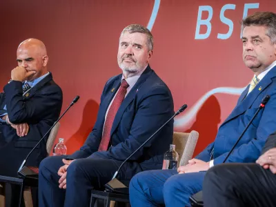 Bled, Rikli Balance Hotel.Blejski strateski forum 2026.Panel z naslovom Mir brez utvar: Ukrajina in preudarek o varnosti v Evropi.Minister za zunanje in evropske zadeve Tone Kajzer.