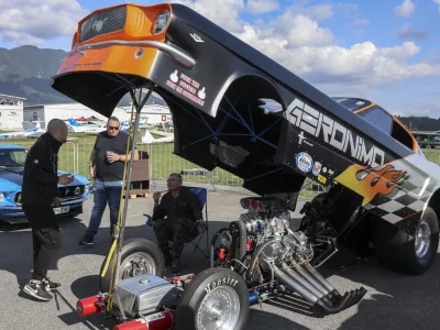 - 21.09.2024 - drag racing - dirkanje z avtomobili, letali&scaron;če Lesce //FOTO: Jaka Gasar