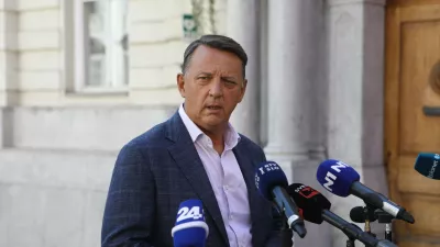 2.9.2026 - mag. Urška Klakočar Zupančič in dr. Anton Rop - izjava za medije pred jesenskimi volitvamiFoto: Luka Cjuha