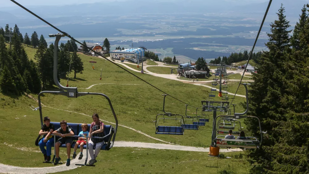 18.7.2018 - Smuči&scaron;če RTC Krvavec - rekreacijsko turistični center &ndash; poletna sezona - turizem   //FOTO: Luka Cjuha.