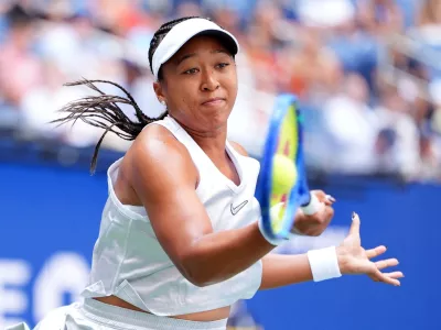 Tennis - U.S. Open - Flushing Meadows, New York, United States - September 3, 2026 Japan's Naomi Osaka in action during her second round match against Czech Republic's Katerina Siniakova IMAGN IMAGES via Reuters/Robert Deutsch   TPX IMAGES OF THE DAY