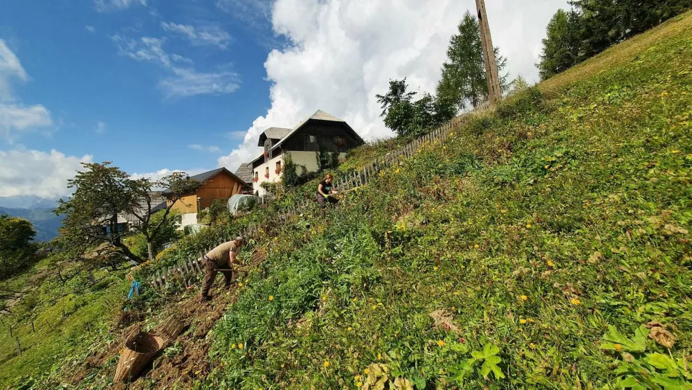 Iskrica, kmetija Bukovnik, Solčavsko. Foto: družinski arhiv / Foto: Družinski Arhiv 