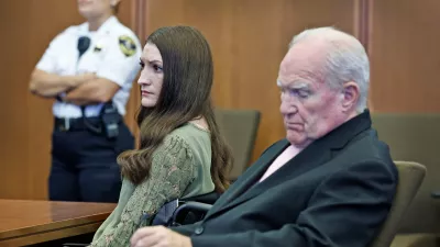 Defendant Lindsay Clancy and attorney Kevin Reddington listen to Judge William Sullivan declare a mistrial in Clancy's murder trial on Friday, Sept. 4, 2026, in Plymouth, Mass. (Greg Derr/The Patriot Ledger via AP, Pool)