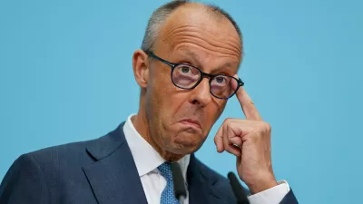 German Chancellor and Christian Democratic Union (CDU) party leader Friedrich Merz attends a press conference the day after the Saxony-Anhalt state elections in Berlin, Germany, September 7, 2026.  REUTERS/Axel Schmidt
