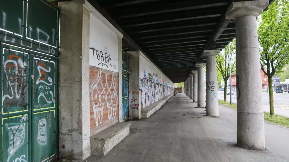 15.4..2026 - Stadion Bežigrad (znan tudi kot Centralni stadion, ali kot Plečnikov stadion) je &scaron;portni stadion za Bežigradom v Ljubljani, ki so ga po zasnovi Jožeta PlečnikaFoto: Luka Cjuha