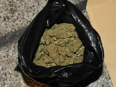 Policisti so zasegli droge in denar.