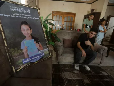 Family Mourns Palestinian Girl Killed After First School Day Family members of Palestinian girl Wafaa Akila, 9, attend her mourning ceremony as her belongings and torn schoolbooks are displayed in Gaza City on September 8, 2026. Akila was killed along with her father in an Israeli strike after returning from school on the first day of the new academic year. Photo by Bilal Osama apaimages Gaza city Gaza Strip Palestinian Territory 080926_Gaza_BO_0010 Copyright: xapaimagesxBilalxOsamaxxapaimagesx No Use Switzerland. No Use Germany. No Use Austria