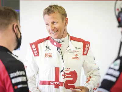 # 7 Kimi Raikkonen (FIN, Alfa Romeo Racing ORLEN), F1 Grand Prix of Great Britain at Silverstone Circuit on July 17, 2021 in Silverstone, United Kingdom. (Photo by HOCH ZWEI) Photo by: HOCH ZWEI/picture-alliance/dpa/AP Images