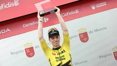 02-09-2026 Vuelta A Espana Tappa 11 Cartagena - Lorca 2026, Visma - Lease A Bike Brennan, James Matthew Lorca,Image: 1130156761, License: Rights-managed, Restrictions: PUBLICATIONxNOTxINxITAxFRAxNED, Model Release: no 