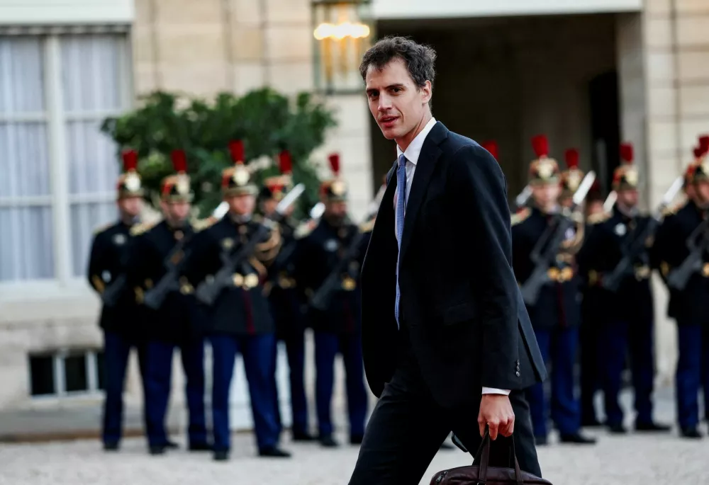 CEO of Mistral AI Arthur Mensch arrives for a state dinner at the Elysee Palace during South Korean President Lee Jae Myung's state visit to France, in Paris, France, September 8, 2026. REUTERS/Gonzalo Fuentes