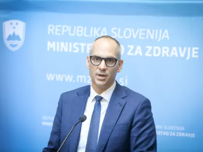 Tadej osterc minister za zdravje21.7-2026 - novinarska konferenca ministrstva za zdravje, na kateri bo minister Tadej Ostrc spregovoril o ključnih ugotovitvah ob primopredaji poslov na ministrstvu za zdravje in finančnem stanju ministrstva; ministrstvo,Foto: Luka Cjuha