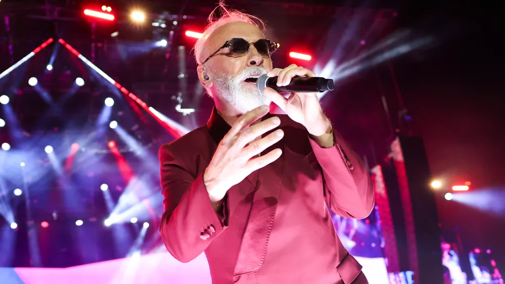 02.08.2026., Sarajevo, Bosna i Hercegovina - Dino Merlin odrzao i posljednji treci najavljeni koncert na stadionu Kosevo. Photo: Armin Durgut/PIXSELL / Foto: Armin Durgut/pixsell