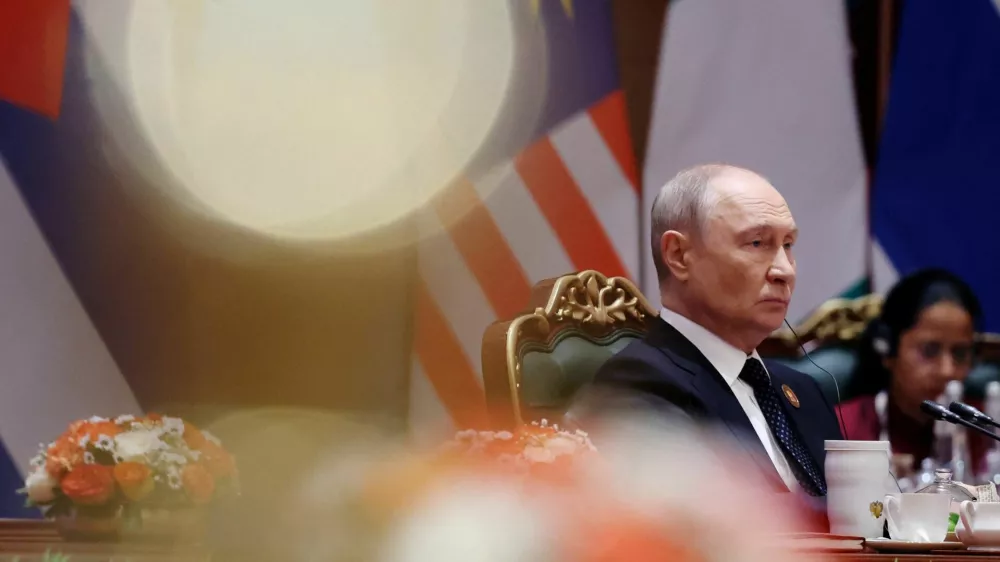 Russian President Vladimir Putin attends the BRICS summit in New Delhi, India, September 12, 2026. Sputnik/Alexander Kazakov/Pool via REUTERS ATTENTION EDITORS - THIS IMAGE WAS PROVIDED BY A THIRD PARTY.