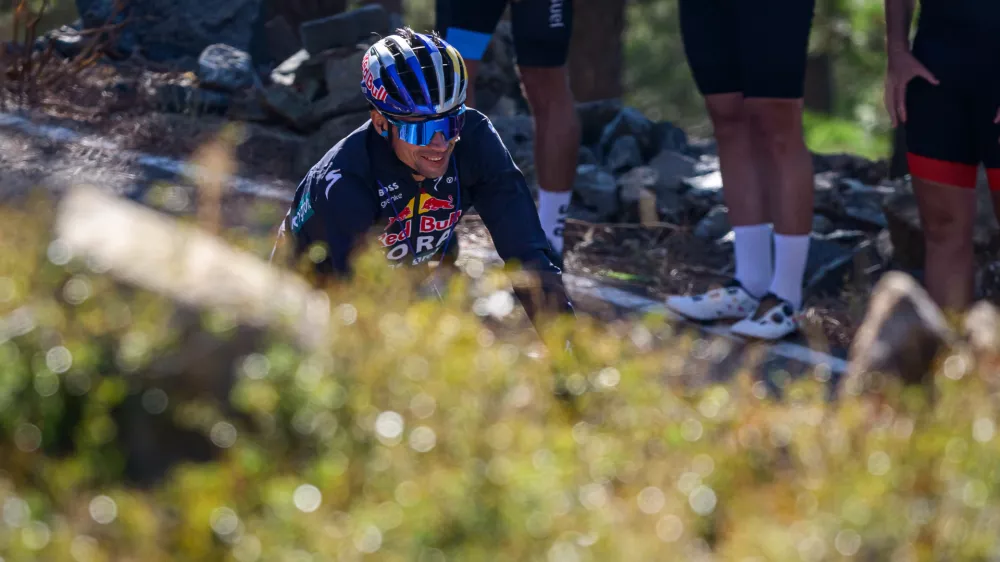 Spanija, Penas Blancas. Estepona.Kolesarska dirka po Spaniji, 19. etapa: Velez-Malaga - Penas Blancas. Estepona (210.8 km).Slovenski kolesar Primoz Roglic.