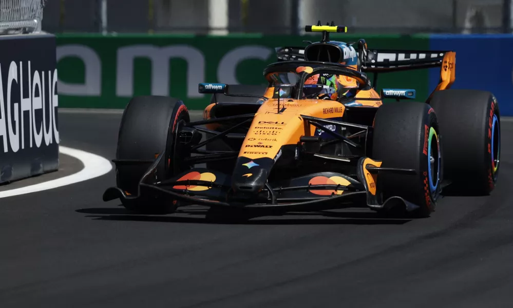 Formula One F1 - Spanish Grand Prix - Madring, Madrid, Spain - September 12, 2026 McLaren's Lando Norris during qualifying REUTERS/Jon Nazca
