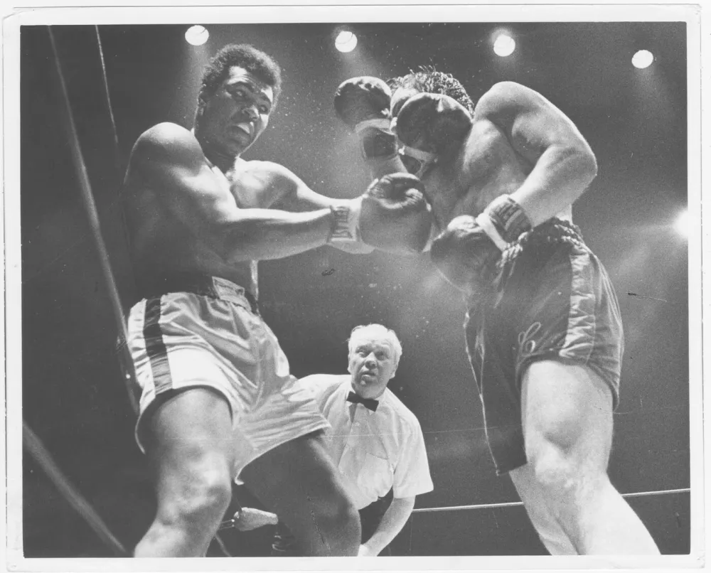 George Chuvalo in Mohammad Ali