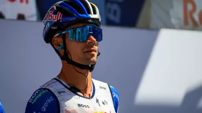Spanija, Dos Hermanas.Kolesarska dirka po Spaniji, 17. etapa: Dos Hermanas - Sevilla (185 km).Slovenski kolesar Primoz Roglic