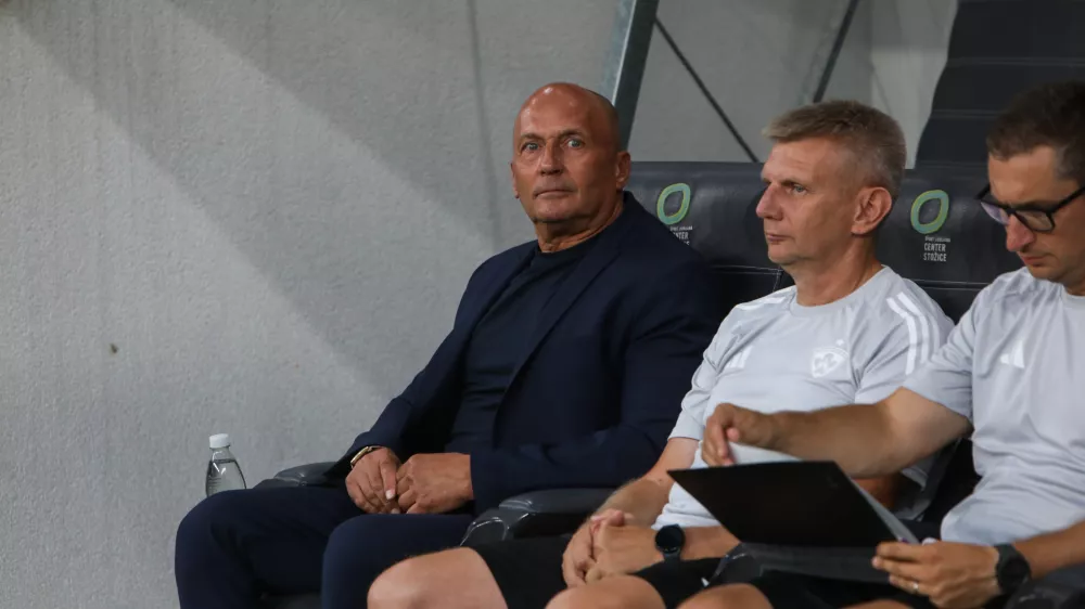 - Darko Milanič, trener,- 15.08.2026. - Nogomet Prva liga, NK Olimpija - NK Maribor.//FOTO: Bojan Velikonja