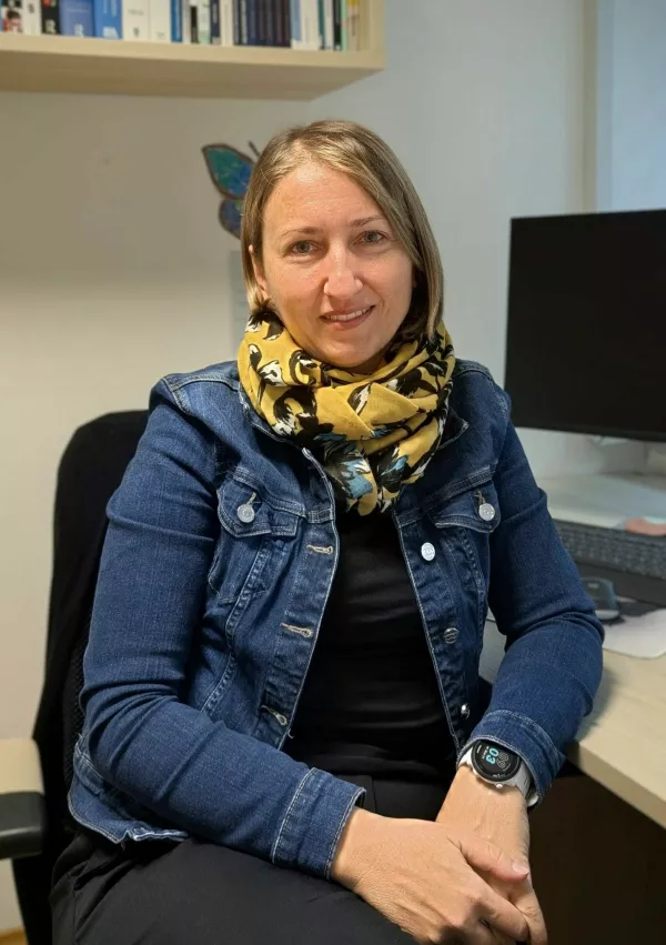 Doc. dr. Klaudija &Scaron;terman Ivančič nam je pojasnila, kako testi v okviru raziskave PISA sploh potekajo. / Foto: Daf
