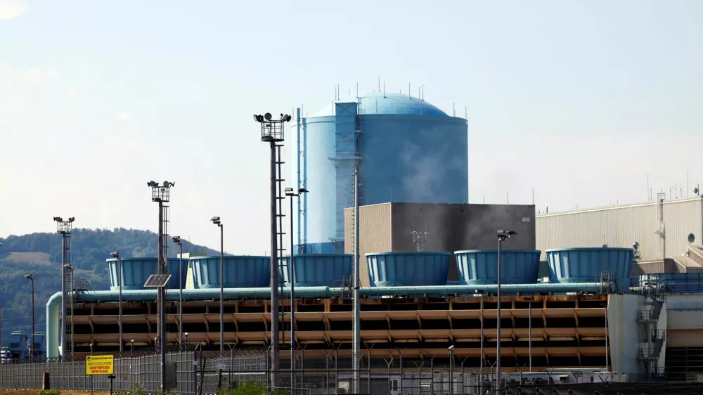 A view of the nuclear power plant in Krsko, Slovenia, August 5, 2026. REUTERS/Borut Zivulovic