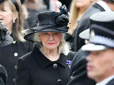 Angela Kelly At the State Funeral of Her Late Majesty Queen Elizabeth IIThe State Funeral of Her Majesty The Queen, Service, Westminster Abbey, London, UK - 19 Sep 2022,Image: 724241467, License: Rights-managed, Restrictions:, Model Release: no 