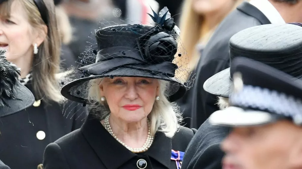 Angela Kelly At the State Funeral of Her Late Majesty Queen Elizabeth IIThe State Funeral of Her Majesty The Queen, Service, Westminster Abbey, London, UK - 19 Sep 2022,Image: 724241467, License: Rights-managed, Restrictions:, Model Release: no 
